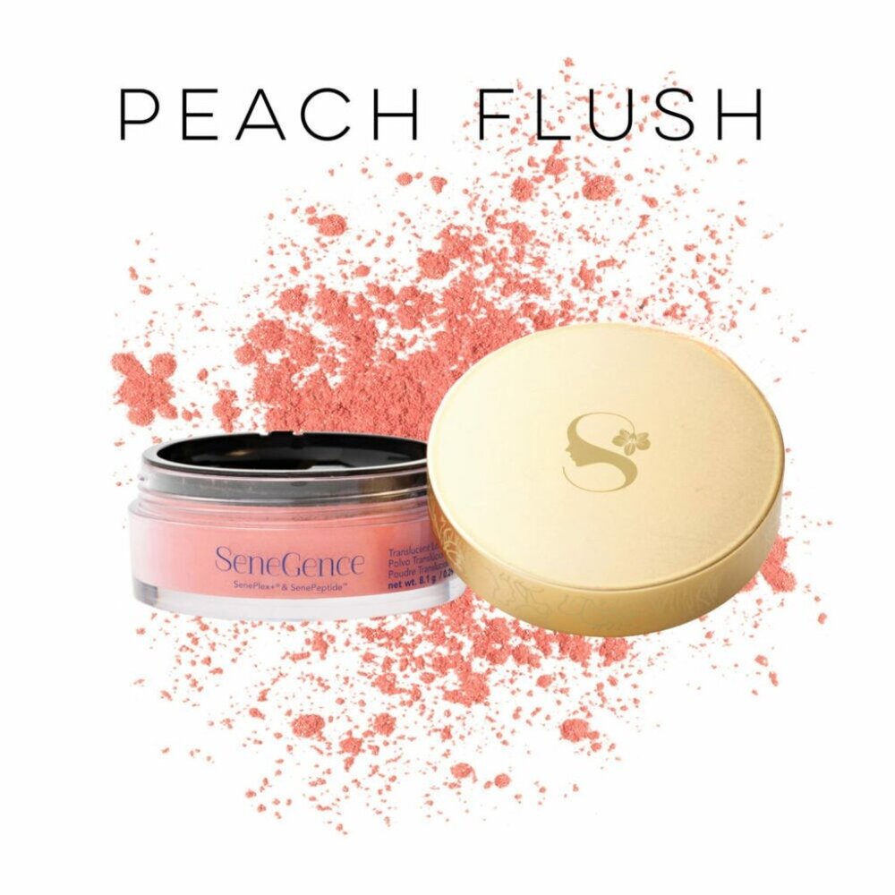 SeneGence Translucent Loose Powder Blush - Peach Flush - New/Sealed